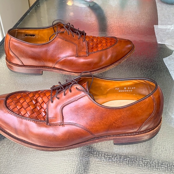 Allen Edmonds Hersey style- Chili/Weave Edition mens upscale shoes. - Picture 10 of 14